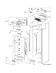 Fresh Food Section parts for Ge Refrigerator PSB48YSHASS from AppliancePartsPros.com