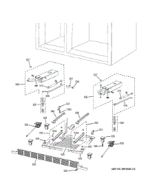 Cabinet(2) parts for Ge Refrigerator PSB48YSHASS from AppliancePartsPros.com