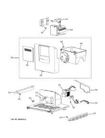 Ice Maker & Dispenser parts for Ge Refrigerator PSB48YSHASS from AppliancePartsPros.com