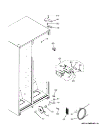 Fresh Food Section parts for Ge Refrigerator GSS20ETHBBB from AppliancePartsPros.com
