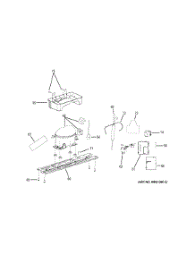 Machine Compartment parts for Ge Refrigerator GPS12FGHCBB from AppliancePartsPros.com