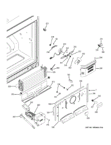 Freezer Section parts for Ge Refrigerator GNE22GMECFES from AppliancePartsPros.com