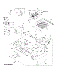 Ice Maker & Dispenser parts for Ge Refrigerator GSS20ETHBWW from AppliancePartsPros.com