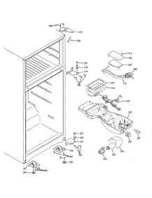 Fresh Food Section parts for Ge Refrigerator GTE16DTHBRCC from AppliancePartsPros.com
