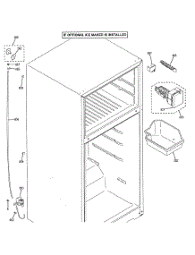 Ice Maker parts for Ge Refrigerator GTE16DTHBRCC from AppliancePartsPros.com
