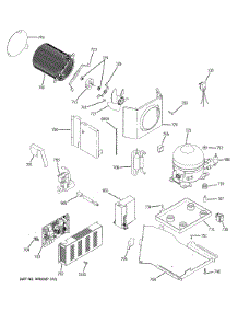 Machine Compartment parts for Ge Refrigerator ZICS360NXDRH from AppliancePartsPros.com