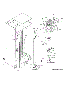 Freezer Section parts for Ge Refrigerator ZIS420NXD from AppliancePartsPros.com