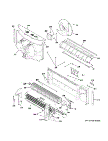Motor & Chassis Parts parts for Ge Room Air Conditioner AZ45E12DABW2 from AppliancePartsPros.com