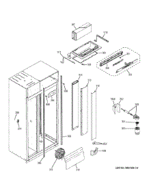 Fresh Food Section parts for Ge Refrigerator ZISP420DXDSS from AppliancePartsPros.com
