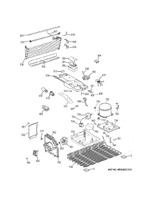 Unit Parts parts for Ge Refrigerator GTK17GBEFRBS from AppliancePartsPros.com
