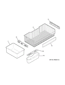 Freezer Shelves parts for Ge Refrigerator CFCP1RKBASS from AppliancePartsPros.com