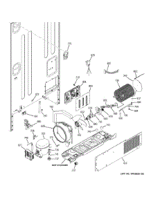 Machine Compartment parts for Ge Refrigerator CFCP1RKBASS from AppliancePartsPros.com