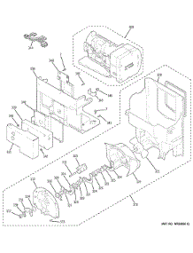 Ice Maker & Dispenser parts for Ge Refrigerator CFCP1RKBASS from AppliancePartsPros.com