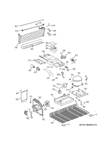 Unit Parts parts for Ge Refrigerator GTH17DBDFRCC from AppliancePartsPros.com