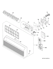Grille & Control Parts parts for Ge Room Air Conditioner AZ65H15EADM1 from AppliancePartsPros.com