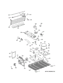 Unit Parts parts for Ge Refrigerator GTH16DBEFLWW from AppliancePartsPros.com