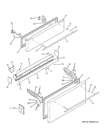 Freezer Doors parts for Ge Refrigerator ZFGB21HZJSS from AppliancePartsPros.com