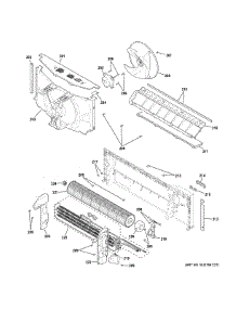 Motor & Chassis Parts parts for Ge Room Air Conditioner AZ65H09DAMW1 from AppliancePartsPros.com