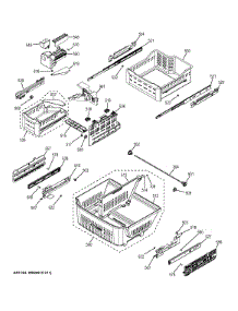Freezer Shelves parts for Ge Refrigerator PWE23KGDBBB from AppliancePartsPros.com