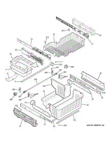 Freezer Shelves parts for Ge Refrigerator ZFGP21HZJSS from AppliancePartsPros.com