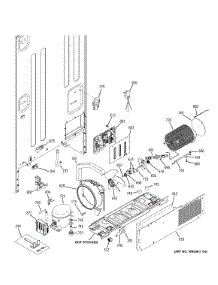 Machine Compartment parts for Ge Refrigerator ZFGP21HZJSS from AppliancePartsPros.com