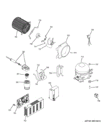 Machine Compartment parts for Ge Refrigerator ZIP360NZA from AppliancePartsPros.com