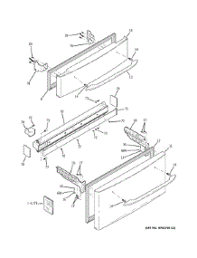 Freezer Doors parts for Ge Refrigerator PGCS1RKZJSS from AppliancePartsPros.com