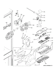 Fresh Food Section parts for Ge Refrigerator CWS21SSEAFSS from AppliancePartsPros.com