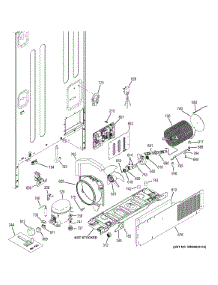 Machine Compartment parts for Ge Refrigerator CWS21SSEAFSS from AppliancePartsPros.com