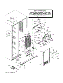 Freezer Section parts for Ge Refrigerator GSHS9NGYCCSS from AppliancePartsPros.com
