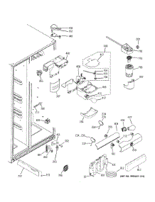 Fresh Food Section parts for Ge Refrigerator GSHS6KGZCCSS from AppliancePartsPros.com