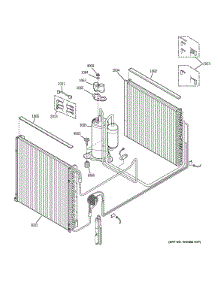 Unit Parts parts for Ge Room Air Conditioner AZ85W18DACM2 from AppliancePartsPros.com
