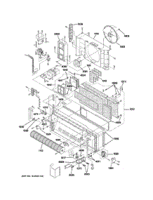 Motor & Chassis Parts parts for Ge Room Air Conditioner AZ41E12EAPW2 from AppliancePartsPros.com