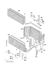 Unit Parts parts for Ge Room Air Conditioner AZ41E12EAPW2 from AppliancePartsPros.com