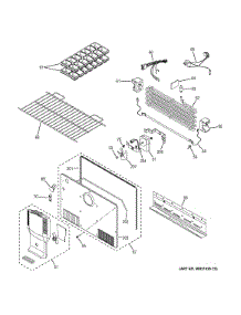 Freezer Section parts for Ge Refrigerator GTK21GBEABS from AppliancePartsPros.com