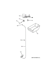 Ice Maker parts for Ge Refrigerator GTZ21GCEASS from AppliancePartsPros.com