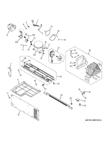 Machine Compartment parts for Ge Refrigerator GTH21GCEAWW from AppliancePartsPros.com