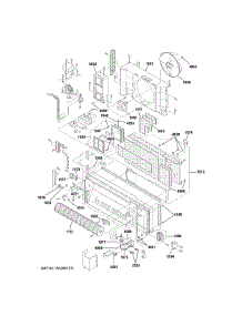 Motor & Chassis Parts parts for Ge Room Air Conditioner AZ41E07EACM2 from AppliancePartsPros.com