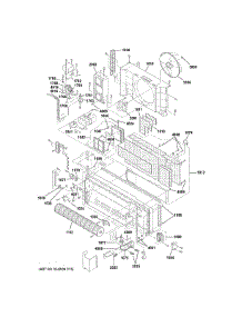 Motor & Chassis Parts parts for Ge Room Air Conditioner AZ61H12EADW2 from AppliancePartsPros.com