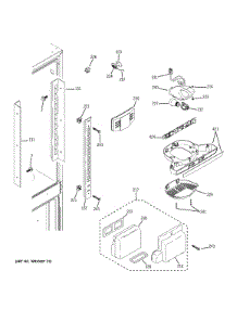 Fresh Food Section parts for Ge Refrigerator GNS22ESEAFSS from AppliancePartsPros.com
