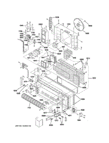 Motor & Chassis Parts parts for Ge Room Air Conditioner AZ61H07DABM2 from AppliancePartsPros.com