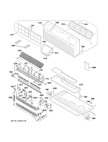 Grille, Heater & Base Pan Parts parts for Ge Room Air Conditioner AZ61H09EABW2 from AppliancePartsPros.com
