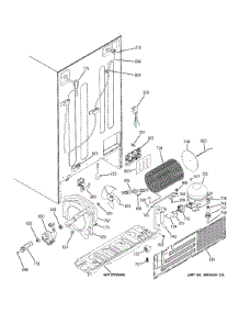 Sealed System & Mother Board parts for Ge Refrigerator PZS23KPEBFWV from AppliancePartsPros.com