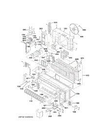 Motor & Chassis Parts parts for Ge Room Air Conditioner AZ61H09EADW2 from AppliancePartsPros.com
