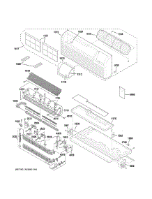 Grille, Heater & Base Pan Parts parts for Ge Room Air Conditioner AZ61H09EACW2 from AppliancePartsPros.com