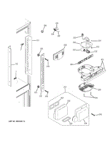 Fresh Food Section parts for Ge Refrigerator GDE20ESEARSS from AppliancePartsPros.com