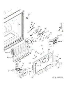 Freezer Section parts for Ge Refrigerator GDE20ESEARSS from AppliancePartsPros.com
