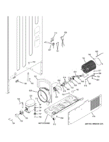 Machine Compartment parts for Ge Refrigerator GBE20ETEBRBB from AppliancePartsPros.com