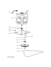 Motor & Drive Parts parts for Ge Trash Compactor UCG1600LWW from AppliancePartsPros.com