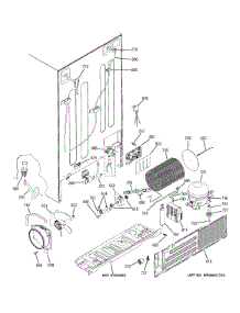 Sealed System & Mother Board parts for Ge Refrigerator PZS25KSEBFSS from AppliancePartsPros.com
